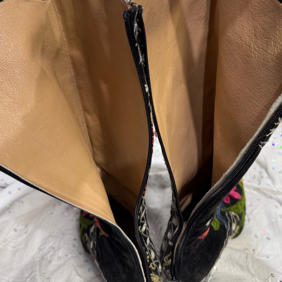 Zeyzani Suzani Embroidered Vibrant Boots Marked Size EU 42 -US 10-10.5) - Picture 5 of 9